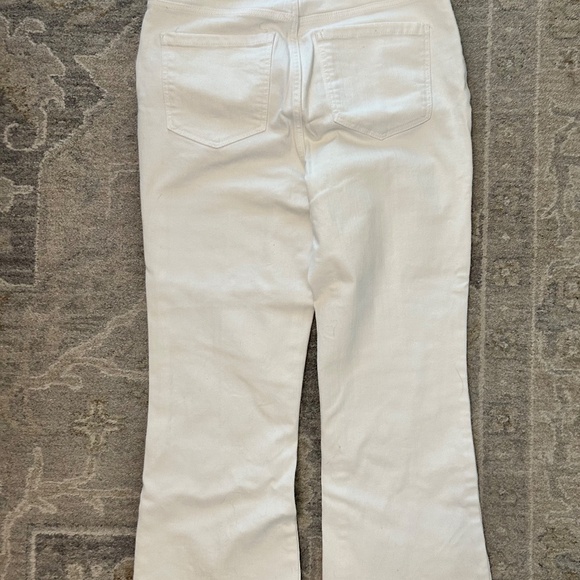 White Denim pull-on Liverpool Jeans with Front seam - Picture 4 of 5